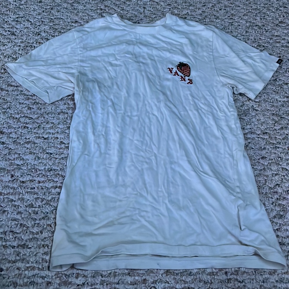 Vans white tee